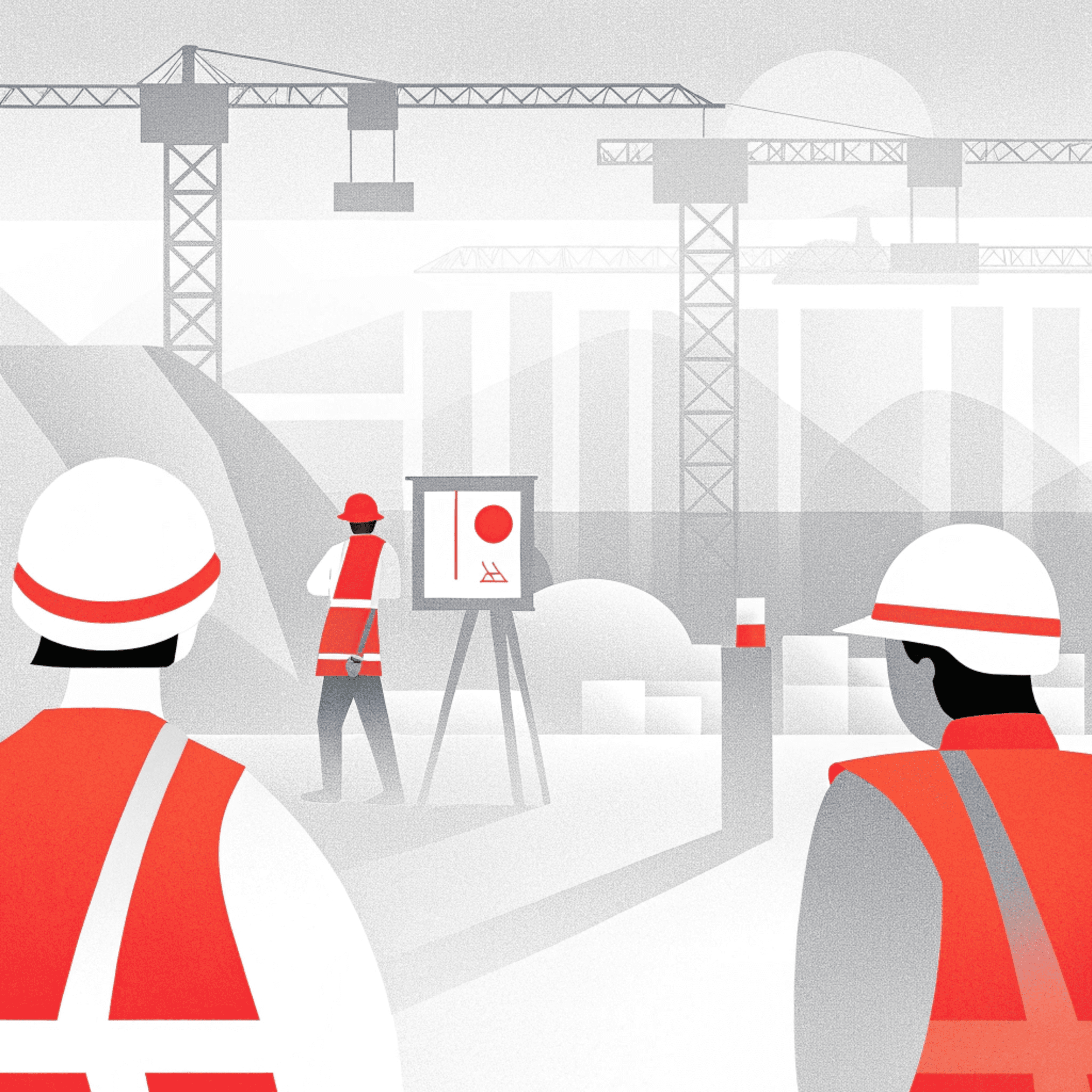 Illustration pour Suivi de chantier